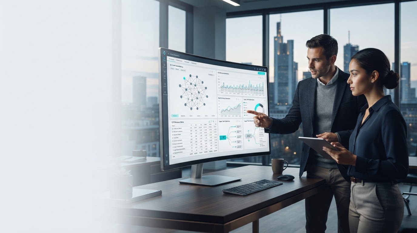 xenqoria ai dashboard preview showing predictive analytics and portfolio signals across global markets